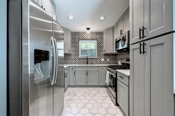 Interior, Kitchen, Recessed Lighting, Stainless Steel Appliances