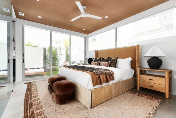Bedroom, Interior, Recessed Lighting