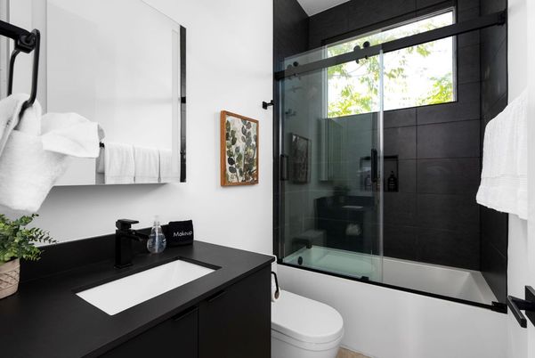 Bathroom, Glass Shower, Interior