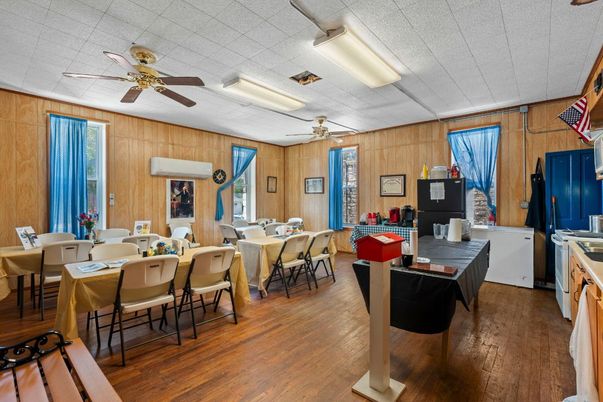 Dining room, Interior, Wood Texture Flooring, Wooden Walls