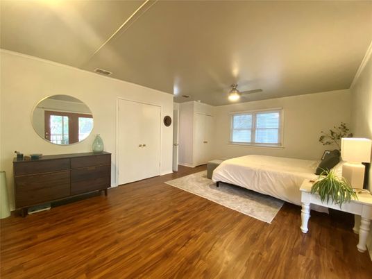 Bedroom, Interior, Wood Texture Flooring