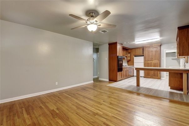 Interior, Kitchen, Wood Texture Flooring