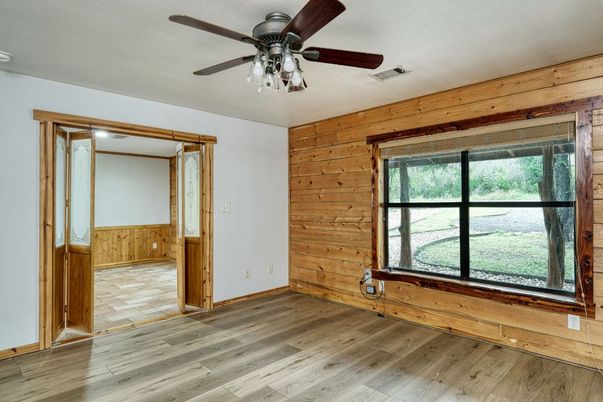 Empty room, Interior, Wood Texture Flooring, Wooden Walls