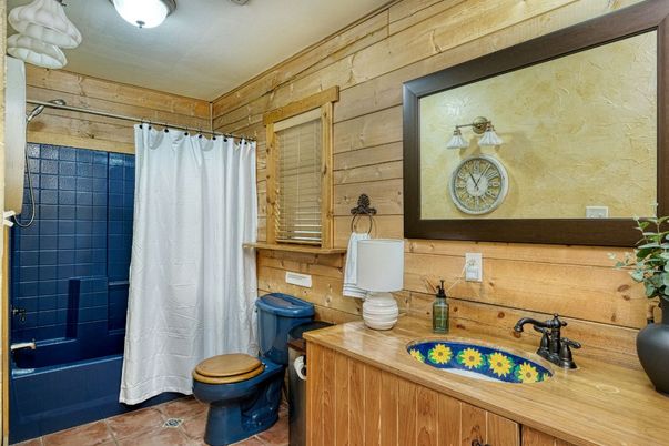 Bathroom, Interior, Wooden Walls