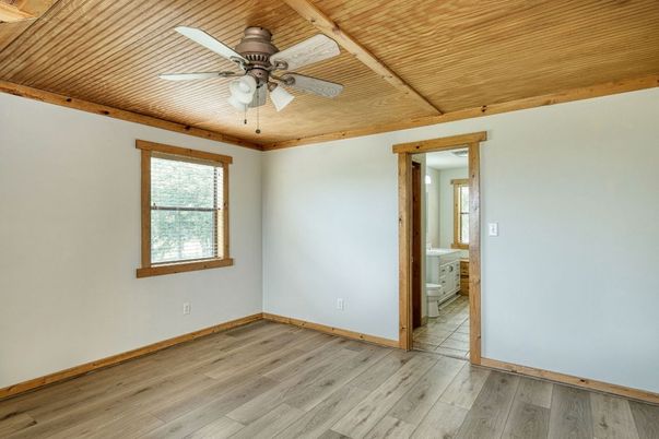 Bathroom, Empty room, Interior, Wooden Ceilings, Wood Texture Flooring