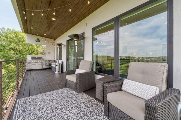 Exterior, Wood Texture Flooring