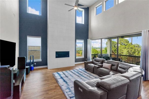 Fireplace, Interior, Living room, Wood Texture Flooring