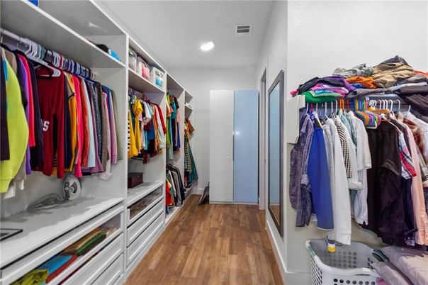 Interior, Recessed Lighting, Walk-in Closets, Wood Texture Flooring