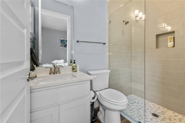 Bathroom, Glass Shower, Interior