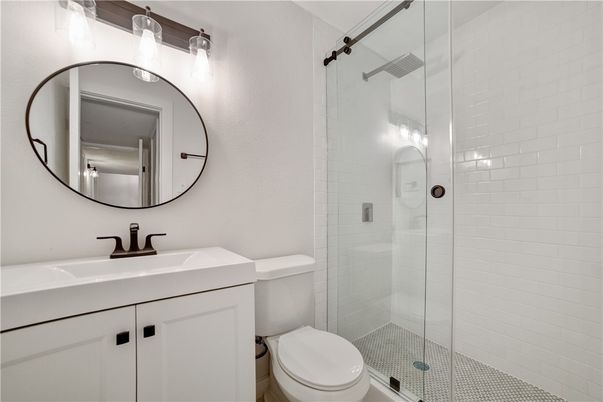 Bathroom, Glass Shower, Interior