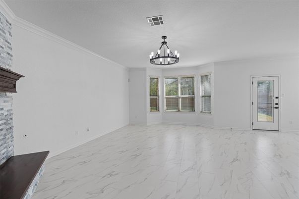 Chandelier, Empty room, Interior, Marble