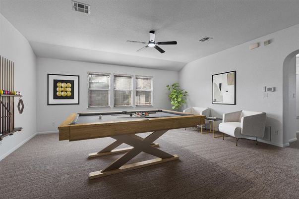 Billiard Table, Game Room, Interior