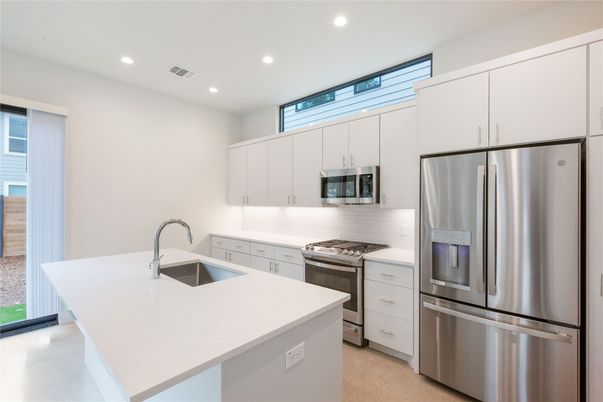 Interior, Kitchen, Recessed Lighting, Stainless Steel Appliances