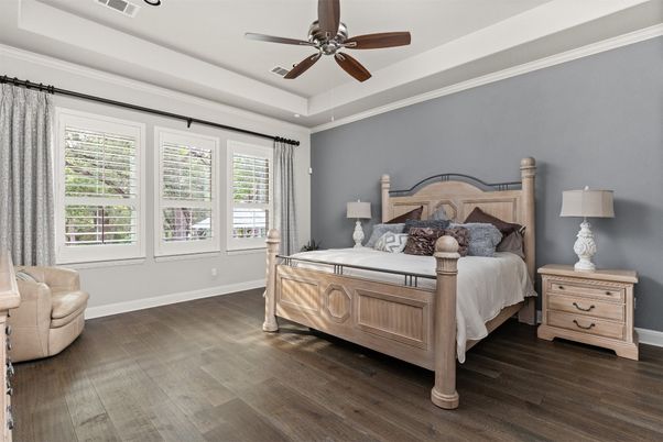 Bedroom, Interior, Wood Texture Flooring