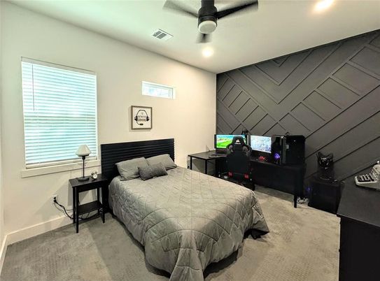 Bedroom, Interior, Recessed Lighting