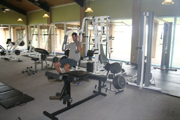 Fitness Equipment, Gym, Interior, Pendant Lights
