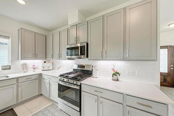 Interior, Kitchen, Recessed Lighting, Stainless Steel Appliances