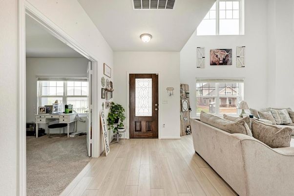 Home Office, Interior, Wood Texture Flooring
