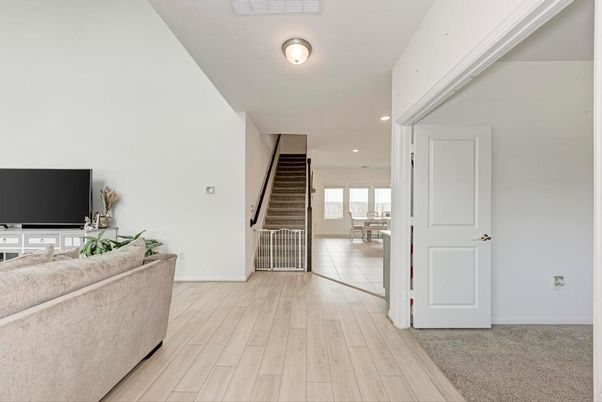Interior, Recessed Lighting, Wood Texture Flooring