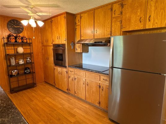 Interior, Kitchen, Wood Texture Flooring