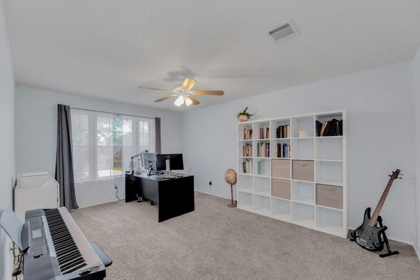 Home Office, Interior, Piano