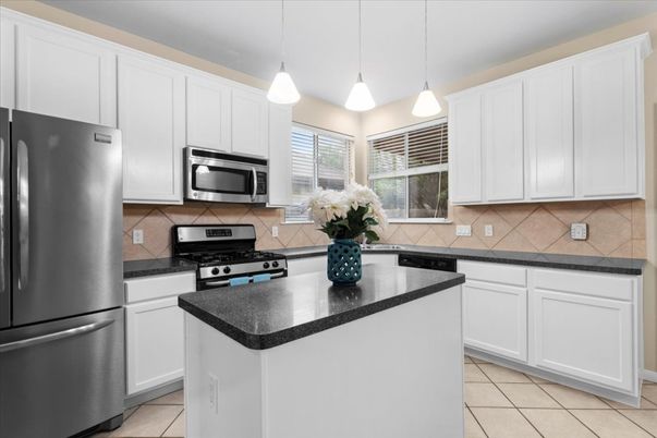 Interior, Kitchen, Pendant Lights, Stainless Steel Appliances