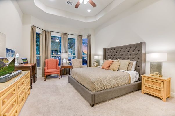 Bedroom, Interior, Recessed Lighting