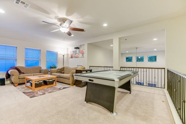 Billiard Table, Game Room, Interior, Living room, Recessed Lighting