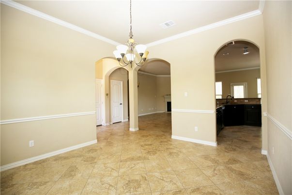 Chandelier, Empty room, Interior