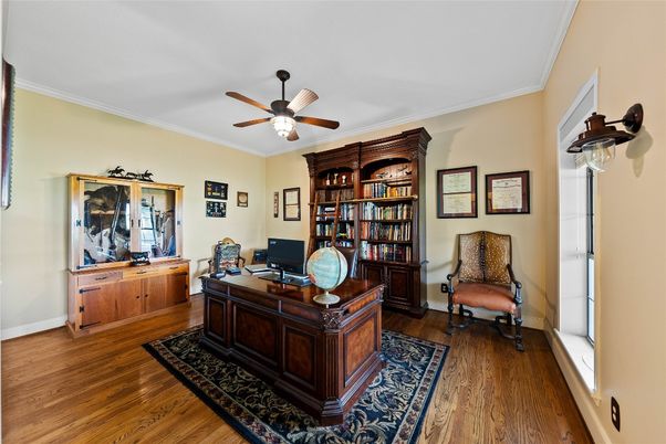 Home Office, Interior, Wood Texture Flooring