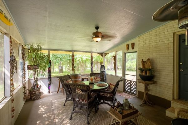 Dining room, Interior, Stone Walls, Sun Room