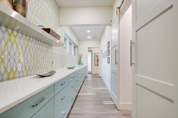 Interior, Recessed Lighting, Wood Texture Flooring