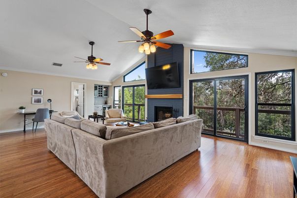 Fireplace, Interior, Living room, Wood Texture Flooring