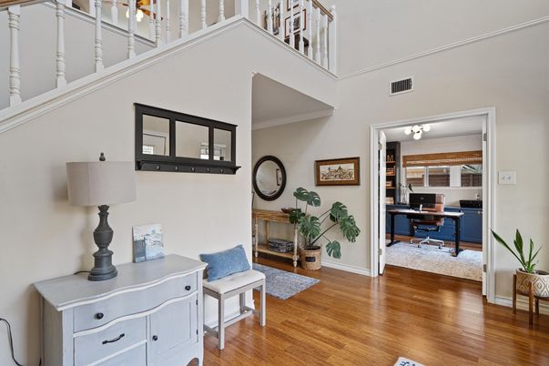Home Office, Interior, Wood Texture Flooring