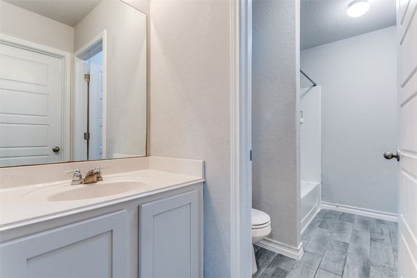 Bathroom, Interior, Wood Texture Flooring