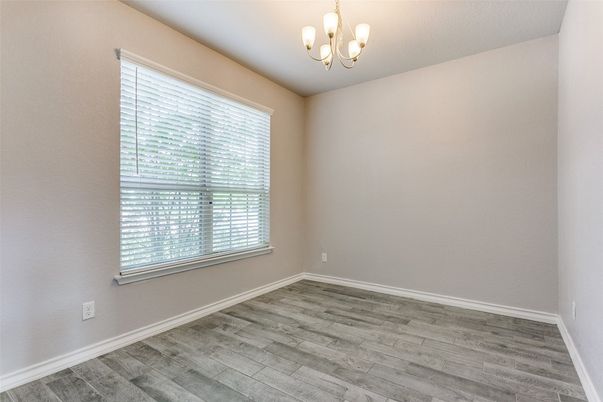 Chandelier, Empty room, Interior, Wood Texture Flooring