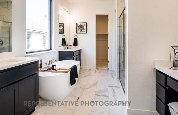 Bathroom, Free Standing Baths, Interior, Marble