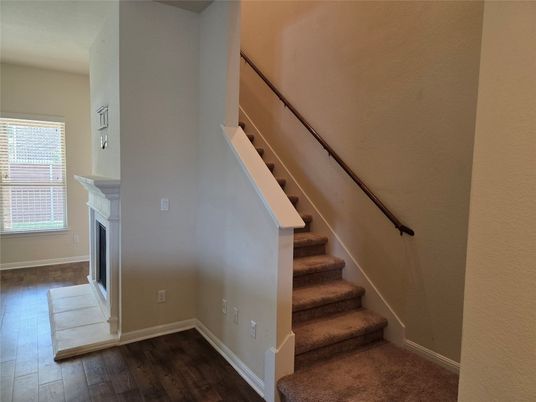 Fireplace, Interior, Wood Texture Flooring