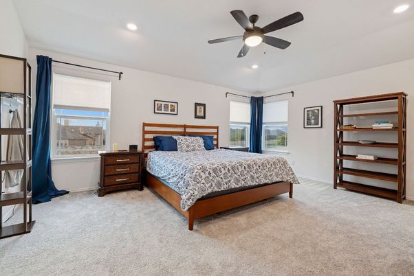 Bedroom, Interior, Recessed Lighting