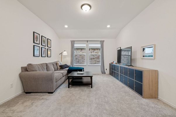Interior, Living room, Recessed Lighting