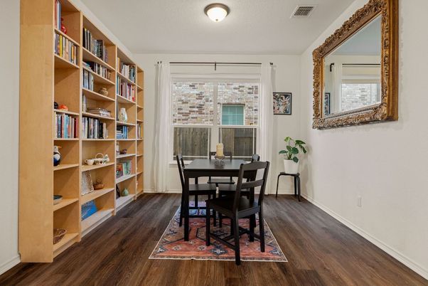 Dining room, Interior, Wood Texture Flooring