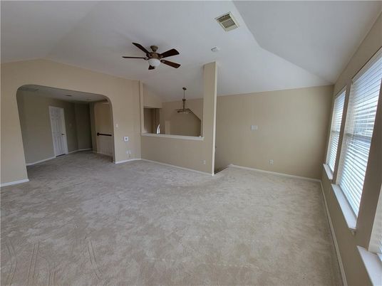 Empty room, Interior, Pendant Lights