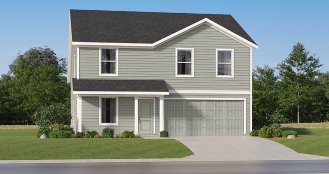 Attached, Exterior, Facade, Modern