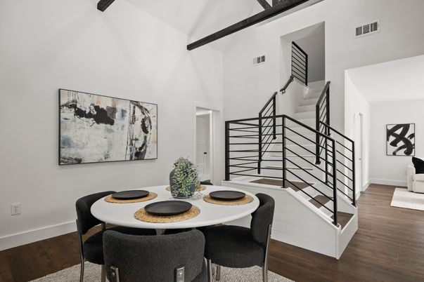 Dining room, Interior, Wood Texture Flooring