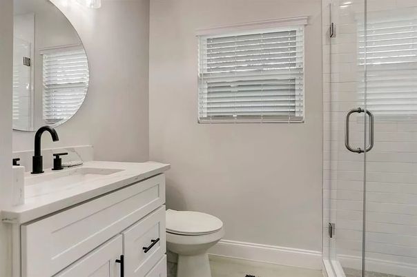 Bathroom, Glass Shower, Interior