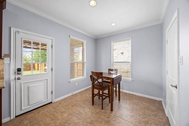 Dining room, Interior, Recessed Lighting