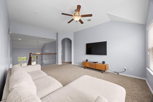 Interior, Living room, Recessed Lighting