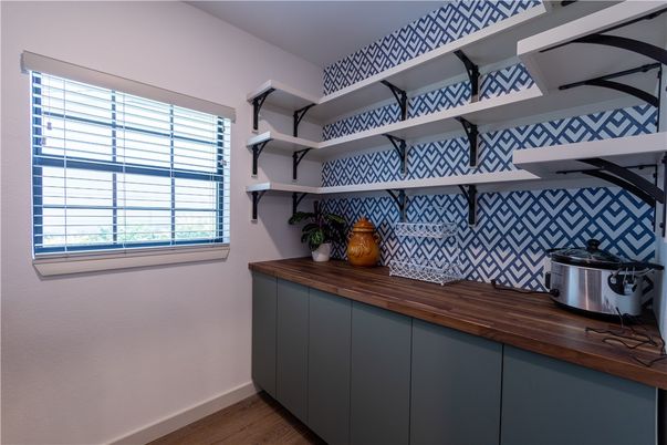 Interior, Stainless Steel Appliances, Wood Texture Flooring