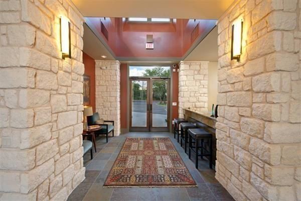 Interior, Recessed Lighting, Stone Walls
