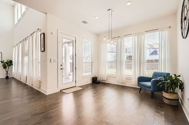 Interior, Pendant Lights, Recessed Lighting, Wood Texture Flooring